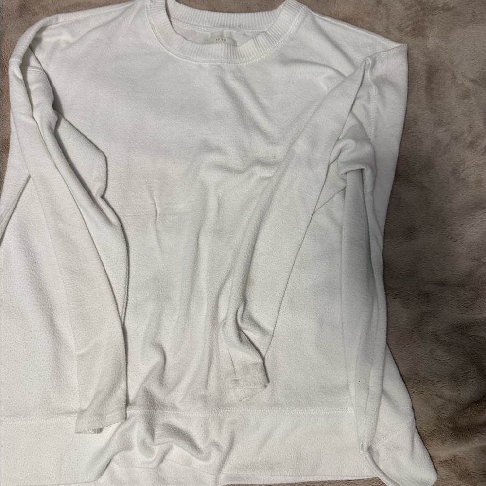 Lucky Brand White Ribbed Top